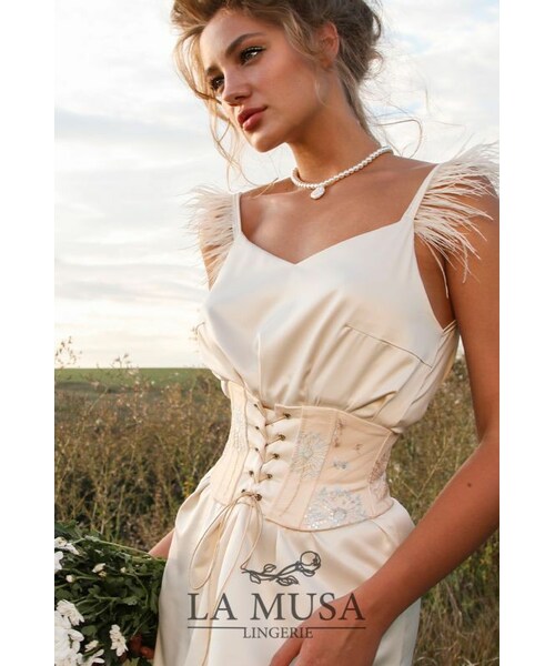 SPLASH（スプラシュ）の「Venetian-Gold-Corset（ベルト・レディース・ベージュ・XS/S/M/L）」の2枚目の写真