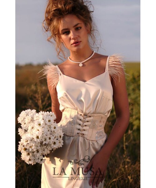 SPLASH（スプラシュ）の「Venetian-Gold-Corset（ベルト・レディース・ベージュ・XS/S/M/L）」の4枚目の写真