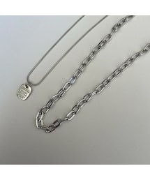 プレート＆チェーンネックレス