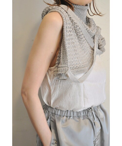 hippiness（ヒッピネス）の「ニットスティング（ニット/セーター・レディース・ブラック/ピンク/シルバー・one）」の3枚目の写真