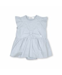 SLAP SLIP BABY | 肩フリルリボンロンパースベビー(70~80cm)(ロンパース)