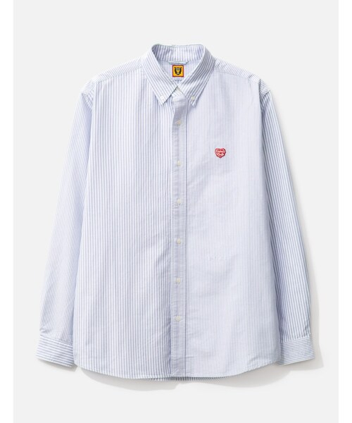 トップス HUMAN MADE STRIPE OXFORD BD SHIRT L HUMAN MADE（ヒューマンメード）の「STRIPE OXFORD BD SHIRT（）」 - WEAR