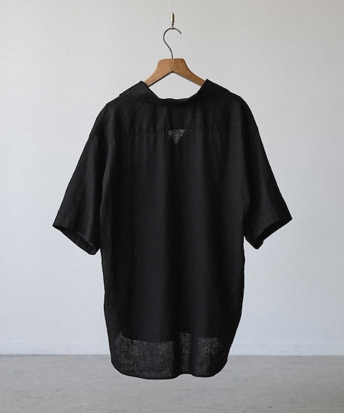 shiun（シウン）の「LINEN SKIPPER SHIRT（シャツ/ブラウス・メンズ・ブラック/ベージュ・XS/S/M）」の16枚目の写真