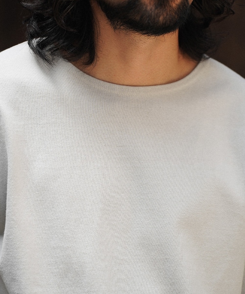 shiun(シウン)の「BASQUE S/S TEE(Tシャツ/カットソー・メンズ・ホワイト/ブラック・XS/S/M)」の7枚目の写真