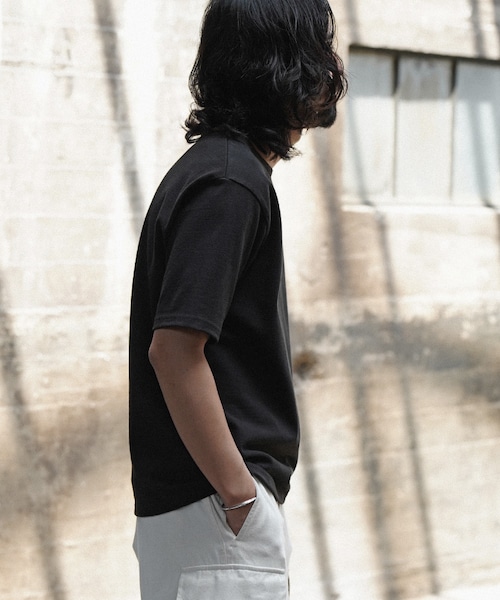shiun(シウン)の「BASQUE S/S TEE(Tシャツ/カットソー・メンズ・ホワイト/ブラック・XS/S/M)」の20枚目の写真