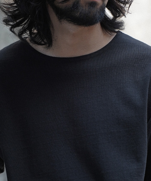 shiun(シウン)の「BASQUE S/S TEE(Tシャツ/カットソー・メンズ・ホワイト/ブラック・XS/S/M)」の22枚目の写真