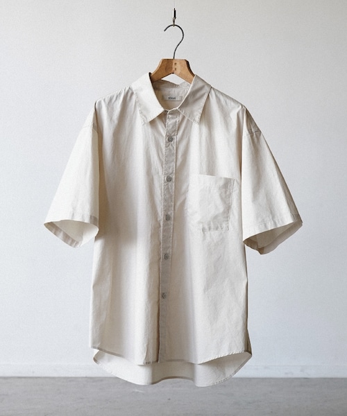 shiun(シウン)の「HICOUNT WASHER S/S SHIRT(シャツ/ブラウス・メンズ・ブルー/ブラック/ホワイト・XS/S/M)」の13枚目の写真