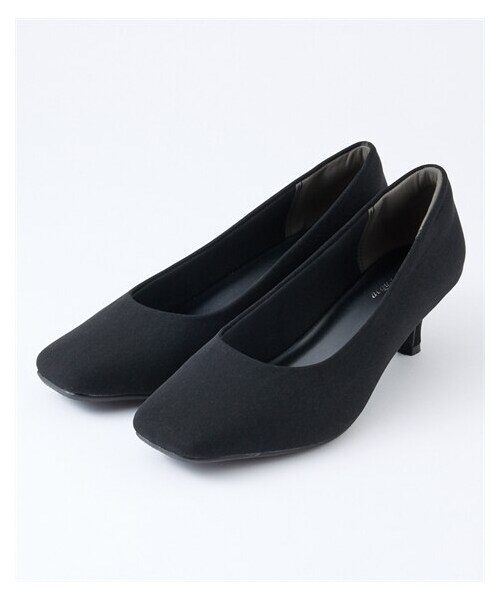 nissen（ニッセン）の「【ゆったり幅広】スクエアトゥミドルヒールパンプス（ワイズ４Ｅ）（パンプス・メンズ・黒(スムース)/グレー(スエード調)/黒(生地)/グレージュ(エナメル調)/モカベージュ(スエード調)・23.0cm/4E/23.5cm/4E/24.0cm/4E/24.5cm/4E/25.0cm/4E/25.5cm/4E/26.0cm/4E/26.5cm/4E/27.0cm/4E）」の15枚目の写真