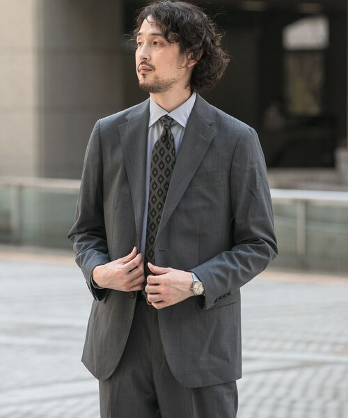 URBAN RESEARCH DOORS(アーバンリサーチドアーズ)の「LIFE STYLE TAILOR ウォッシャブルストレッチジャケット(テーラードジャケット・メンズ・GRAY/NAVY・44/46/48/50)」の15枚目の写真