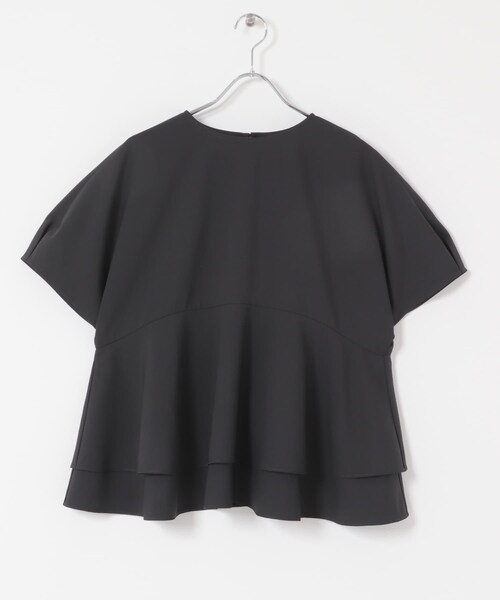 URBAN RESEARCH DOORS(アーバンリサーチドアーズ)の「ペプラムティアードブラウス(シャツ/ブラウス・レディース・INK BLACK/BROWN/BLUE・Free)」の12枚目の写真