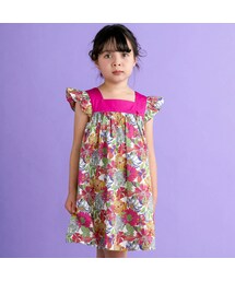 Tartine et Chocolat（タルティーヌエショコラ）の「【日本製】【お揃い】リバティ(AngelinaGarla)タナローンワンピース(90~140cm)（ワンピース・キッズ）」