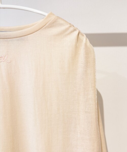 siiilon シーロン　ブラウス SIIILON (シーロン）Float evening tops ecru - The Galaxy