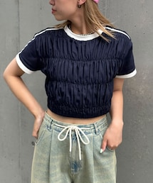 CIAOPANIC | シャーリングリンガーTシャツ(Tシャツ/カットソー)