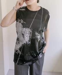 【ear PAPILLONNERイアパピヨネ】ポケットボタンノースリーブトップス ear PAPILLONNER（イアパピヨネ）｜タンクトップ一覧 - WEAR