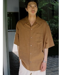 LIDNM | LINEN WASHER HUGE SHIRT(シャツ/ブラウス)