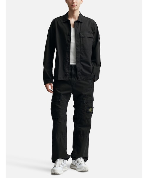 Supima® Cotton Twill Stretch-TC Regular Fit Overshirt