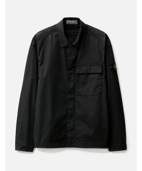 M【未使用品】SUPIMA＠ COTTON TWILL STRETCH-TC Supima® Cotton Twill Stretch-TC Regular Fit Overshirt