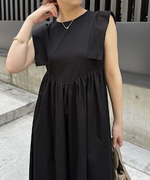 CAPRICIEUX LE'MAGE | 【HAPPY BAG対象】ギャザー切替ワンピース(ワンピース/ドレス)