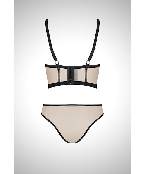 SPLASH(スプラシュ)の「Nudelia top set(ブラ&ショーツ・レディース・ベージュ・S/M/L/XL)」の2枚目の写真