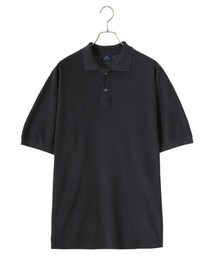 REMI RELIEF NAVY LABEL | 鹿の子ポロ(ポロシャツ)
