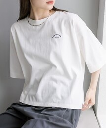 PUAL CE CIN | 【サステナブル】汗に負けない！ハーフスリーブTシャツ(Tシャツ/カットソー)