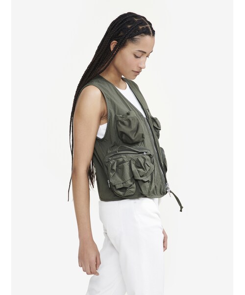 撥水 マルチポケットジレベスト