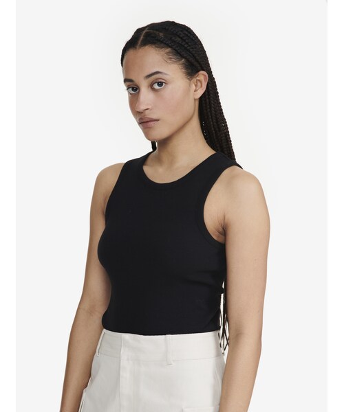 AIGLE（エーグル）の「リブタンクトップ（タンクトップ・レディース・レ (005)/ノワール (006)・XS/S/M/L）」の8枚目の写真