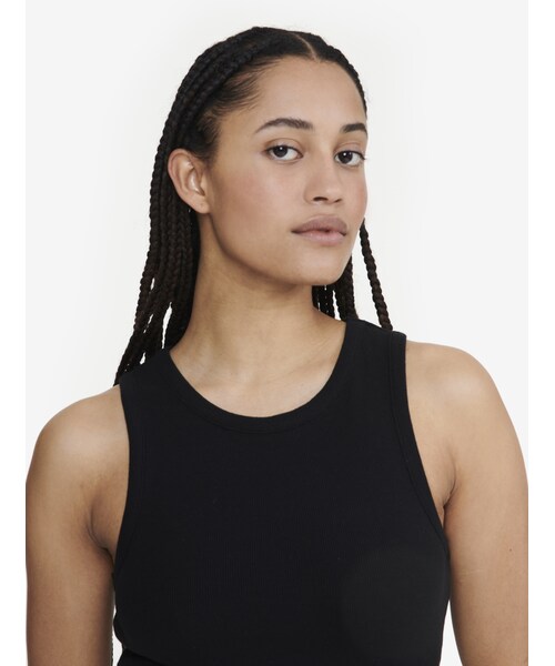 AIGLE（エーグル）の「リブタンクトップ（タンクトップ・レディース・レ (005)/ノワール (006)・XS/S/M/L）」の10枚目の写真