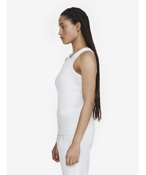 AIGLE（エーグル）の「リブタンクトップ（タンクトップ・レディース・レ (005)/ノワール (006)・XS/S/M/L）」の3枚目の写真