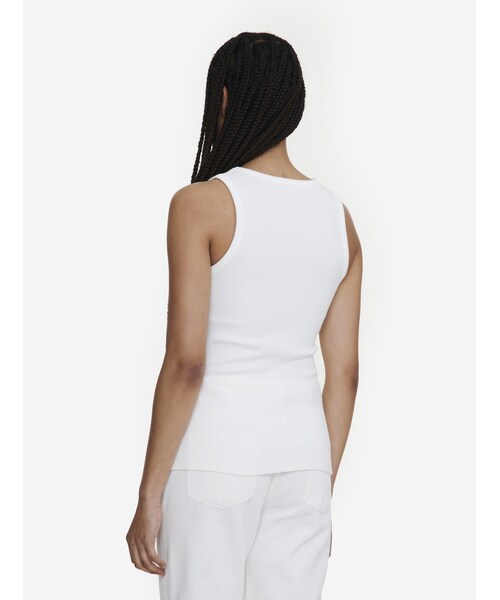 AIGLE（エーグル）の「リブタンクトップ（タンクトップ・レディース・レ (005)/ノワール (006)・XS/S/M/L）」の4枚目の写真