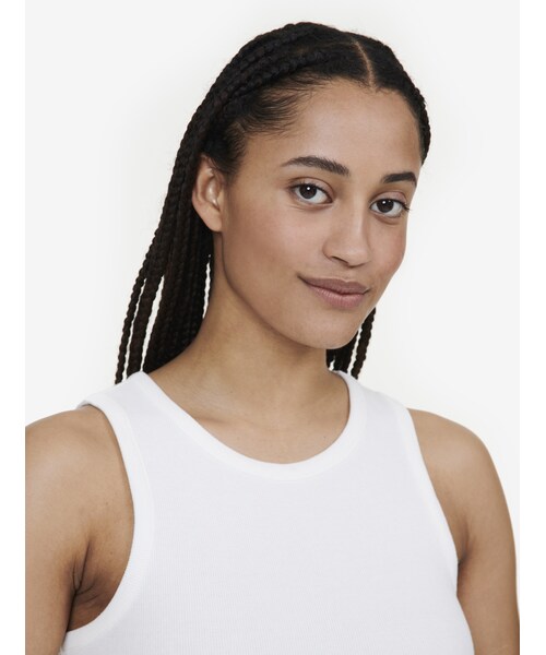 AIGLE（エーグル）の「リブタンクトップ（タンクトップ・レディース・レ (005)/ノワール (006)・XS/S/M/L）」の5枚目の写真