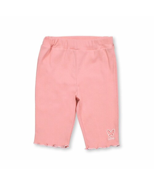 SLAP SLIP（スラップスリップ）の「ちょうちょ刺しゅう裾メロウハーフパンツ(80~120cm)（その他パンツ・キッズ・ホワイト/その他/ブルー/ピンク・110）」の3枚目の写真