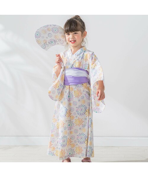 花柄 浴衣お揃い 大きいサイズ】アソート花柄セパレート浴衣セット