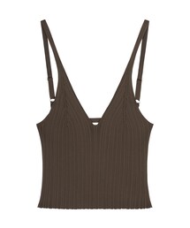 JNBY | Feminine Ribbed Knit Bustier Cami Top(キャミソール)