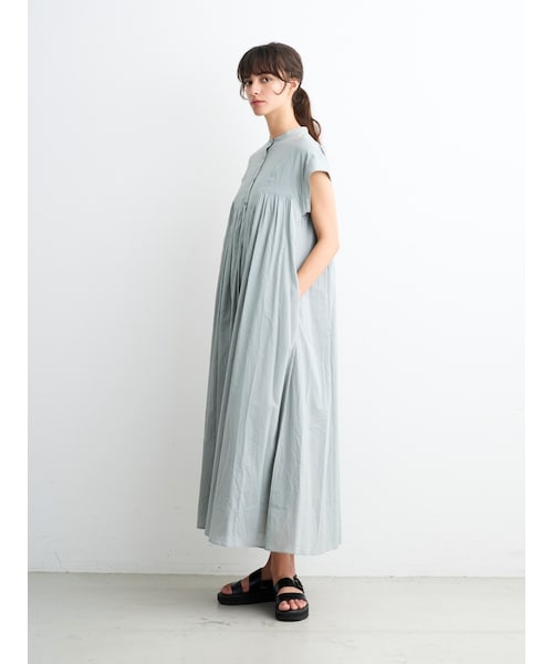 three dots（スリードッツ）の「コットンローン タックドレス（）」 - WEAR