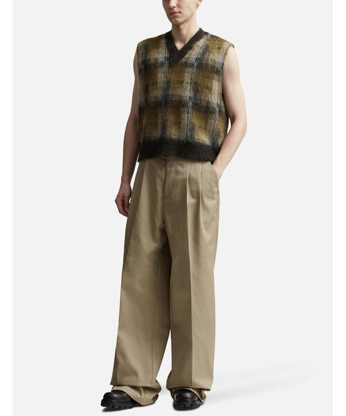 Maison Margiela(メゾンマルジェラ)の「Pendleton Yoke Trousers(その他・メンズ・Beige・IT 46/IT 48)」の5枚目の写真