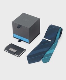 TAKEO KIKUCHI（タケオキクチ）の「【BOXセット】シルクネクタイ＋タイバー＋名刺入れ セット（その他・メンズ）」