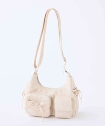 one after another NICE CLAUP | 【SNSで話題！】ドロストポケ付きリボンバッグ(ショルダーバッグ)