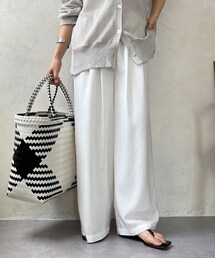 DouDou | テンセルリネンワイドパンツ(パンツ)