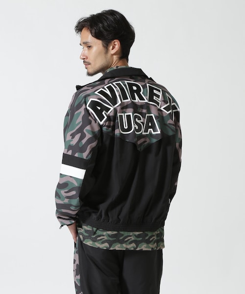 AVIREX/ジャケット/スイングトップ/6102008/BLK ARMY AVIREX（アヴィレックス）の「《GOLF WEAR》レトロスウィング
