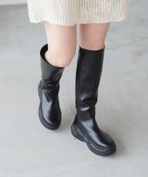 【晴雨兼用/軽量】レインロングブーツ