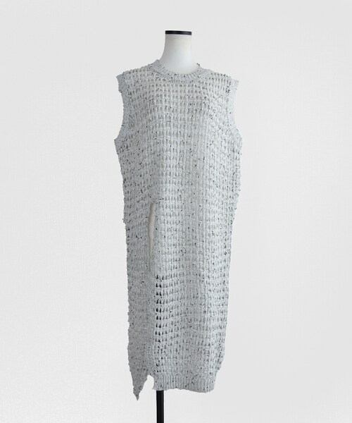 Marient（マリエント）の「ロングミックスサマーKT（ワンピース・レディース・ブラック/グレー・FREE）」の2枚目の写真