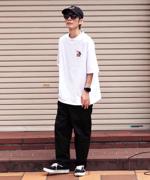 Leyline(レイライン)の「Beer break tee(Tシャツ/カットソー・レディース・ホワイト/ブラック・M/L/XL)」の3枚目の写真