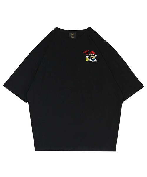 Leyline(レイライン)の「Beer break tee(Tシャツ/カットソー・レディース・ホワイト/ブラック・M/L/XL)」の9枚目の写真