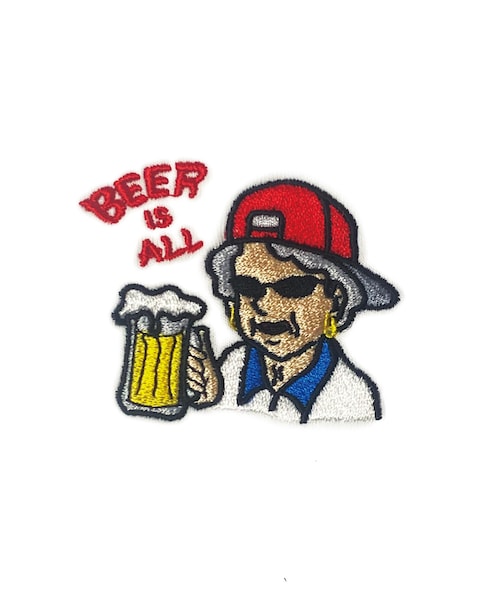 Leyline(レイライン)の「Beer break tee(Tシャツ/カットソー・レディース・ホワイト/ブラック・M/L/XL)」の6枚目の写真
