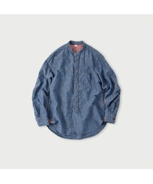 45R（フォーティファイブアール）の「綿麻ダンガリーの908ローファースタンドシャツ（清）（その他・レディース）」