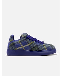 Check Knit Box Sneakers
