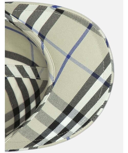 BURBERRY（バーバリー）の「Check Cotton Blend Baseball Cap（その他・メンズ・Lichen・M/L）」の5枚目の写真