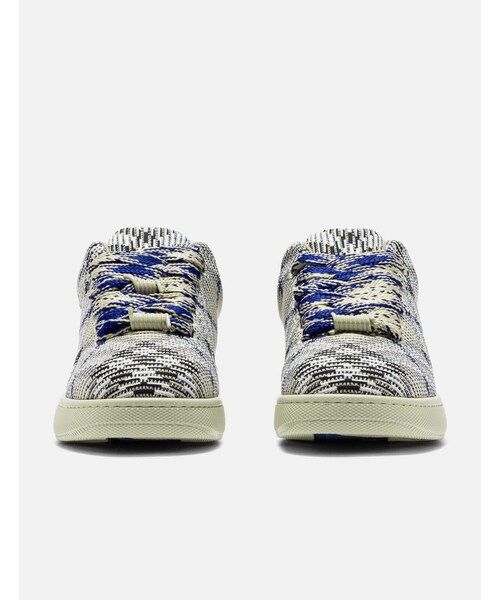 BURBERRY（バーバリー）の「Check Knit Box Sneakers（その他・レディース・Lichen・EU 36/EU 37/EU 38/EU 39）」の2枚目の写真