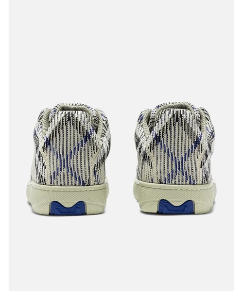 BURBERRY（バーバリー）の「Check Knit Box Sneakers（その他・レディース・Lichen・EU 36/EU 37/EU 38/EU 39）」の3枚目の写真